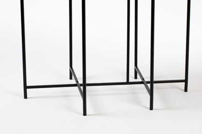 Nancy's Moncks Corner side table - Modern - Black Gloss, Iron - 43 cm x 86 cm x 60 cm