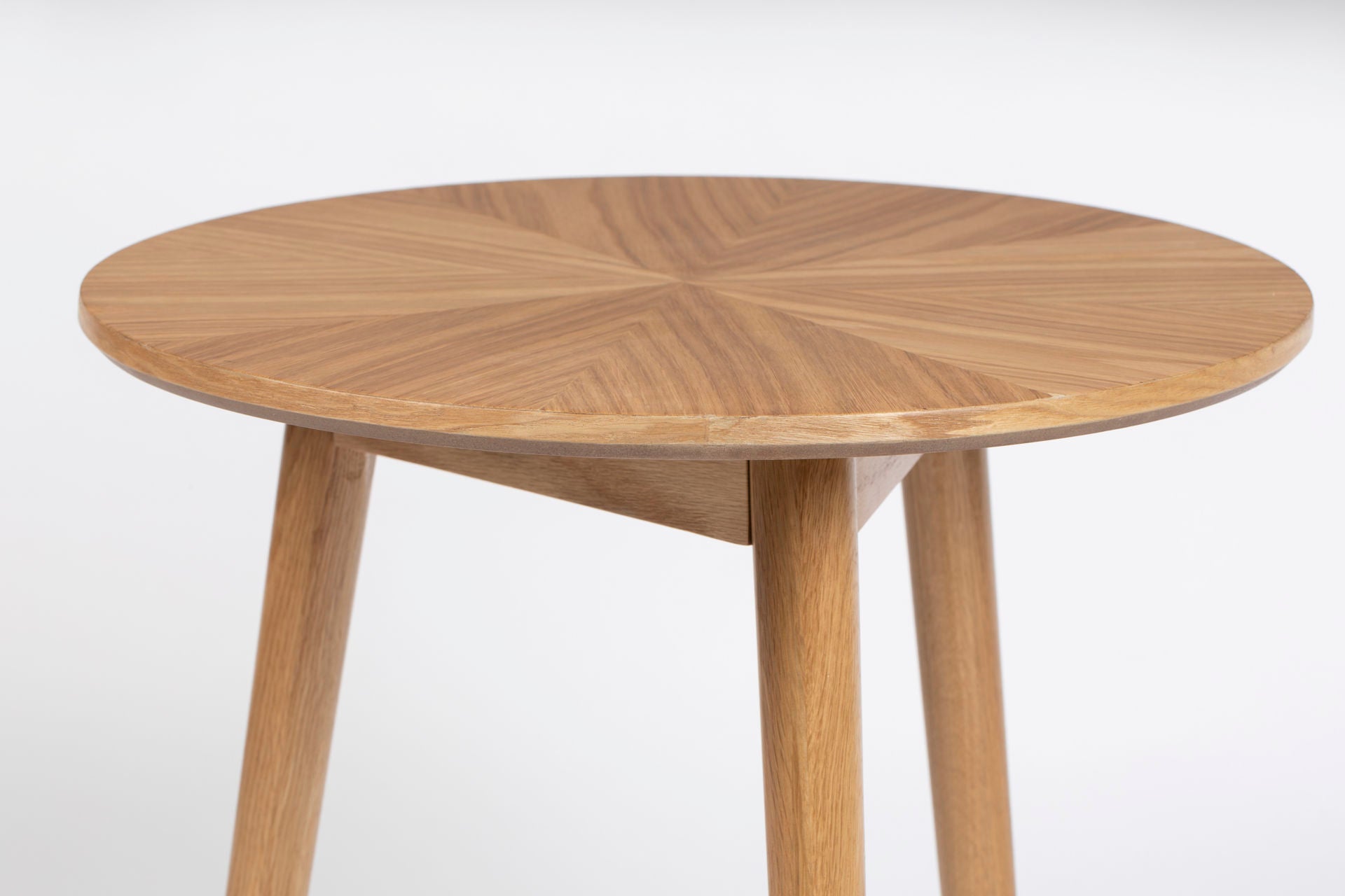 Nancy's Goulds Side table - Modern - Brown - Oak, Mdf - 50 cm x 50 cm x 50 cm