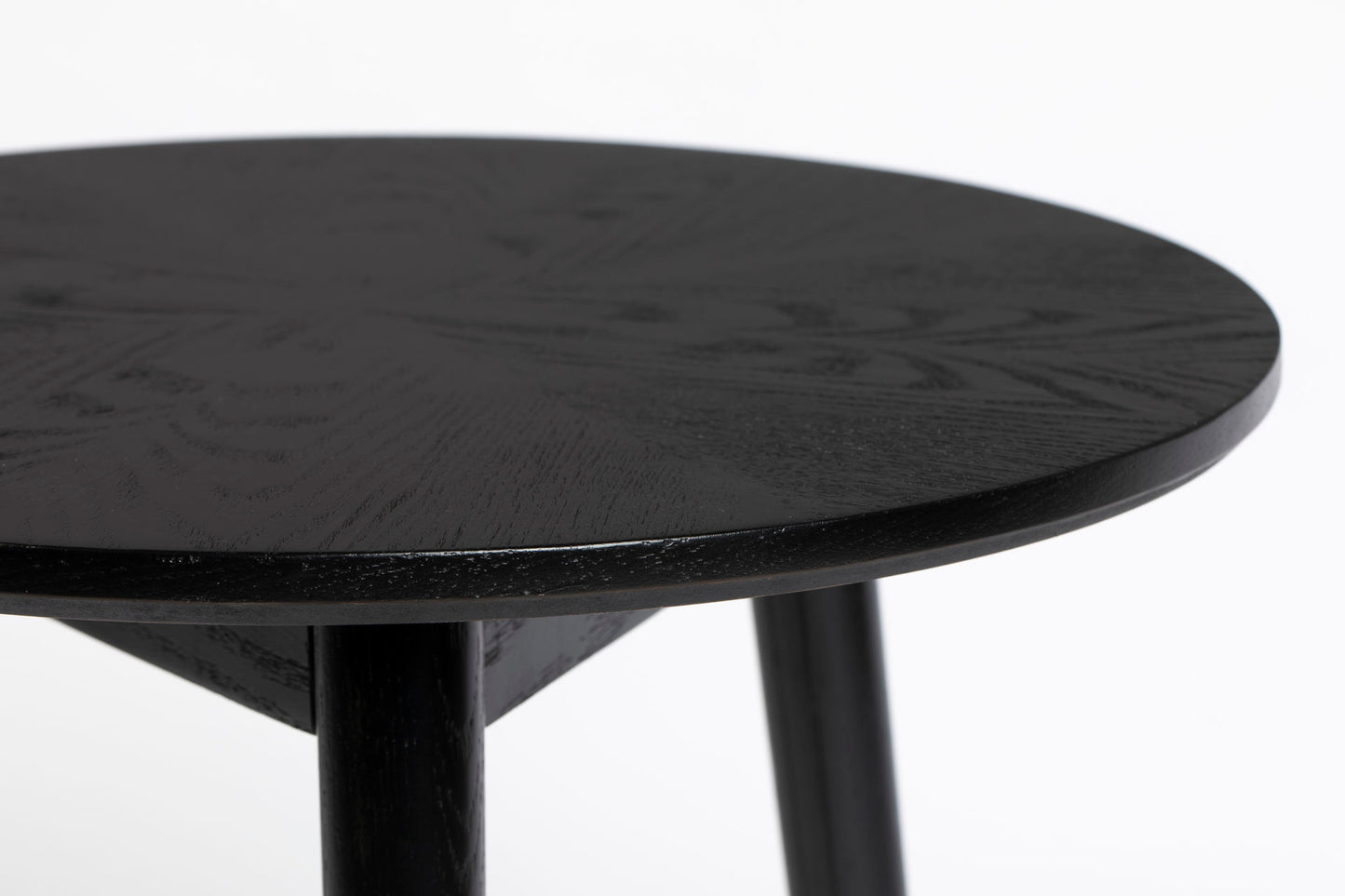 Table d'appoint Nancy's Maltby - Moderne - Noir - Chêne, Mdf - 50 cm x 50 cm x 50 cm
