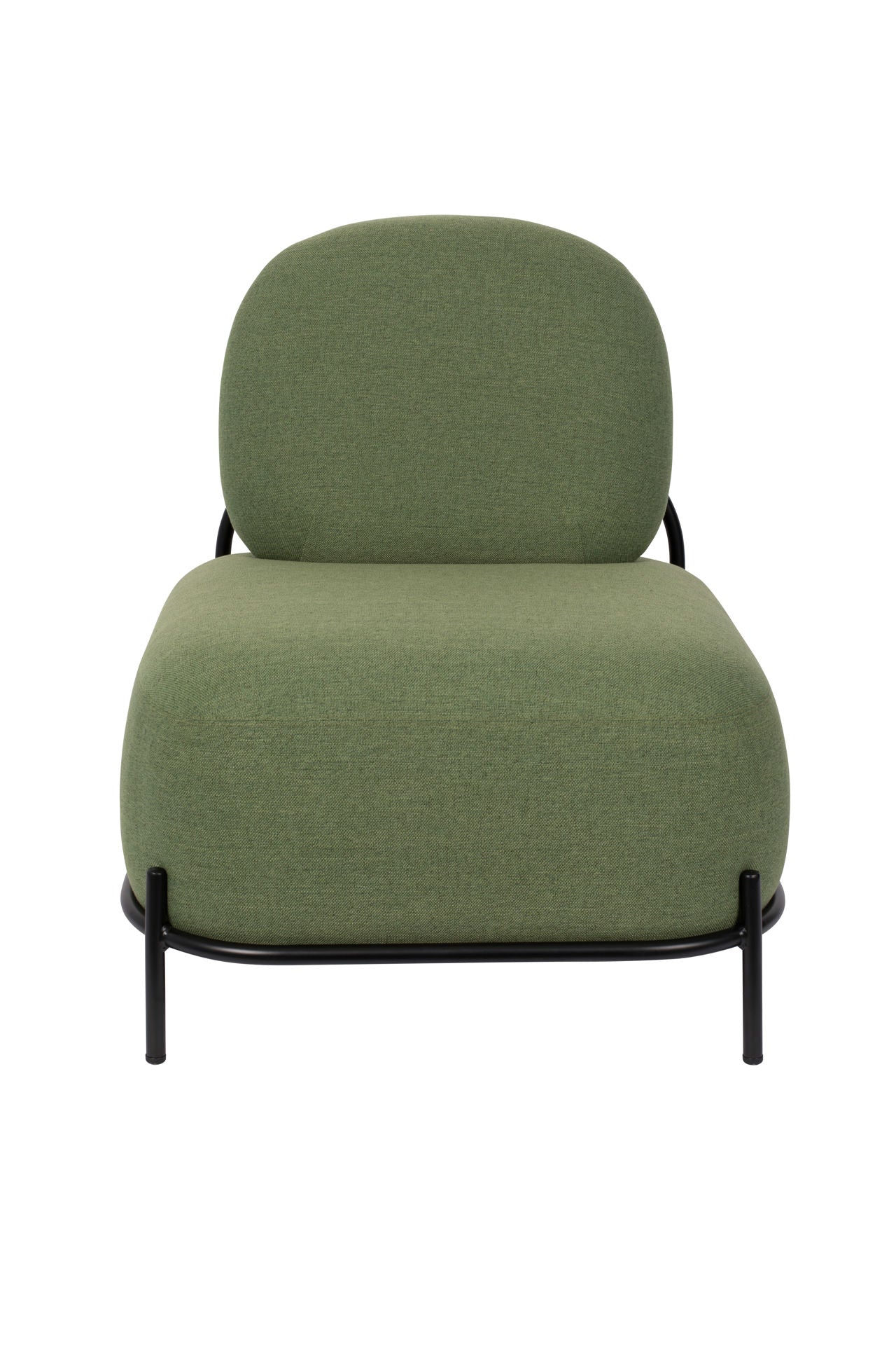 Nancy's Crestwood Lounge Chair - Modern - Green - Polyester, Plywood, Iron - 71.5 cm x 66 cm x 77 cm