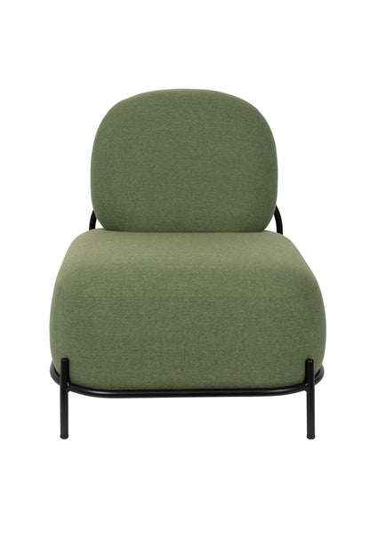 Nancy's Crestwood Lounge Chair - Moderne - Vert - Polyester, Contreplaqué, Fer - 71,5 cm x 66 cm x 77 cm