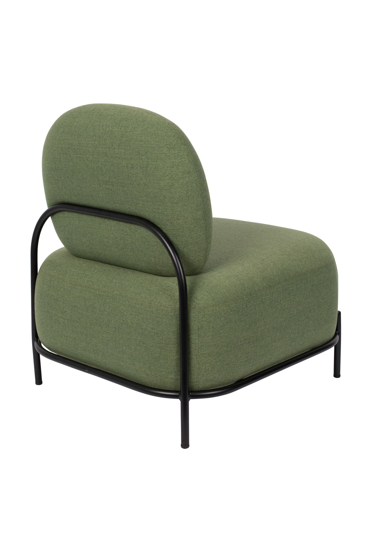 Nancy's Crestwood Lounge Chair - Modern - Groen - Polyester, Multiplex, IJzer - 71,5 cm x 66 cm x 77 cm