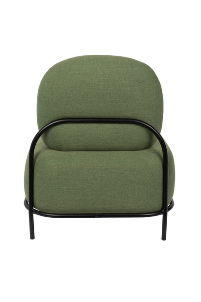 Nancy's Crestwood Lounge Chair - Moderne - Vert - Polyester, Contreplaqué, Fer - 71,5 cm x 66 cm x 77 cm