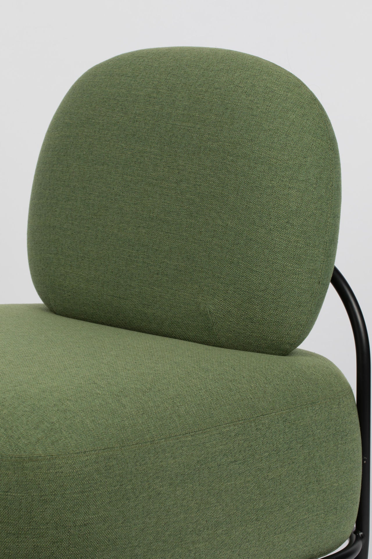 Nancy's Crestwood Lounge Chair - Modern - Groen - Polyester, Multiplex, IJzer - 71,5 cm x 66 cm x 77 cm