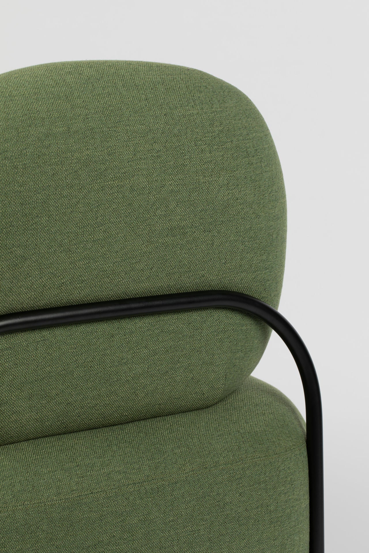 Nancy's Crestwood Lounge Chair - Moderne - Vert - Polyester, Contreplaqué, Fer - 71,5 cm x 66 cm x 77 cm