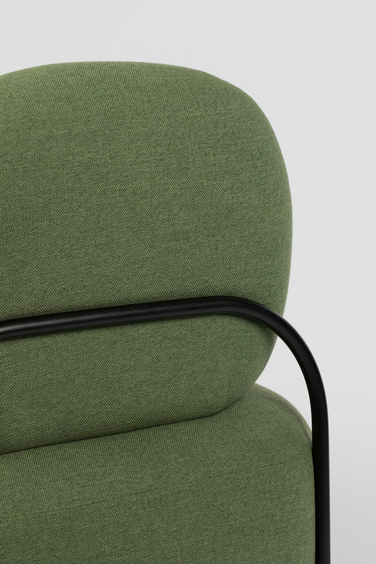 Nancy's Crestwood Lounge Chair - Modern - Green - Polyester, Plywood, Iron - 71.5 cm x 66 cm x 77 cm