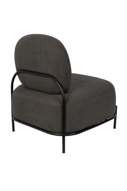 Nancy's Viera East Lounge Chair - Moderne - Gris - Polyester, Contreplaqué, Fer - 71,5 cm x 66 cm x 77 cm