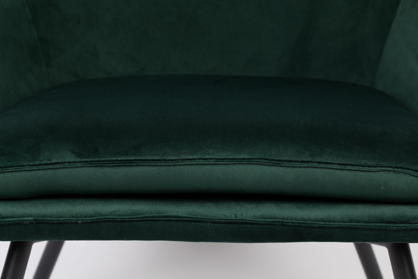 Nancy's Florida City Fauteuil - Loungestoel - Relax stoel - Groen - Fluweel - 76 cm x 80 cm x 78 cm
