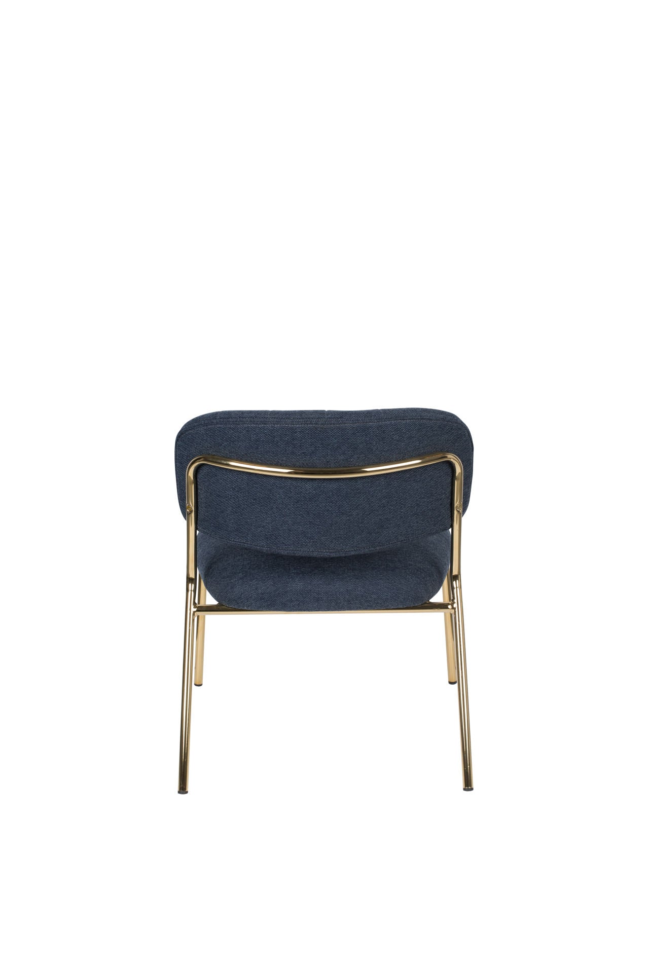 Nancy's Kalaoa Lounge Chair - Industrial - Dark Blue - Polyester, Plywood, Steel - 60 cm x 56 cm x 68 cm