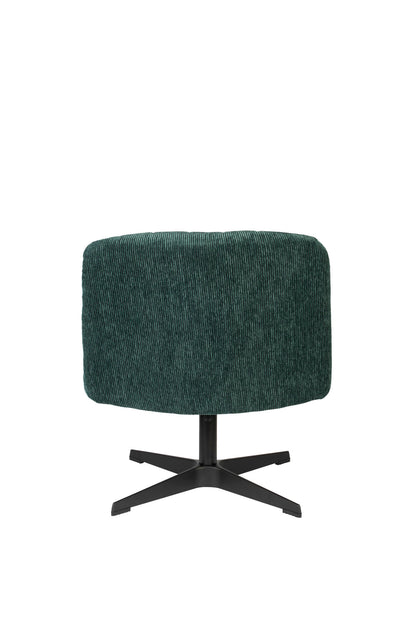 Nancy's El Campo Lounge Chair - Industrial - Green - Polyester, Plywood, Steel - 71 cm x 65 cm x 72.5 cm