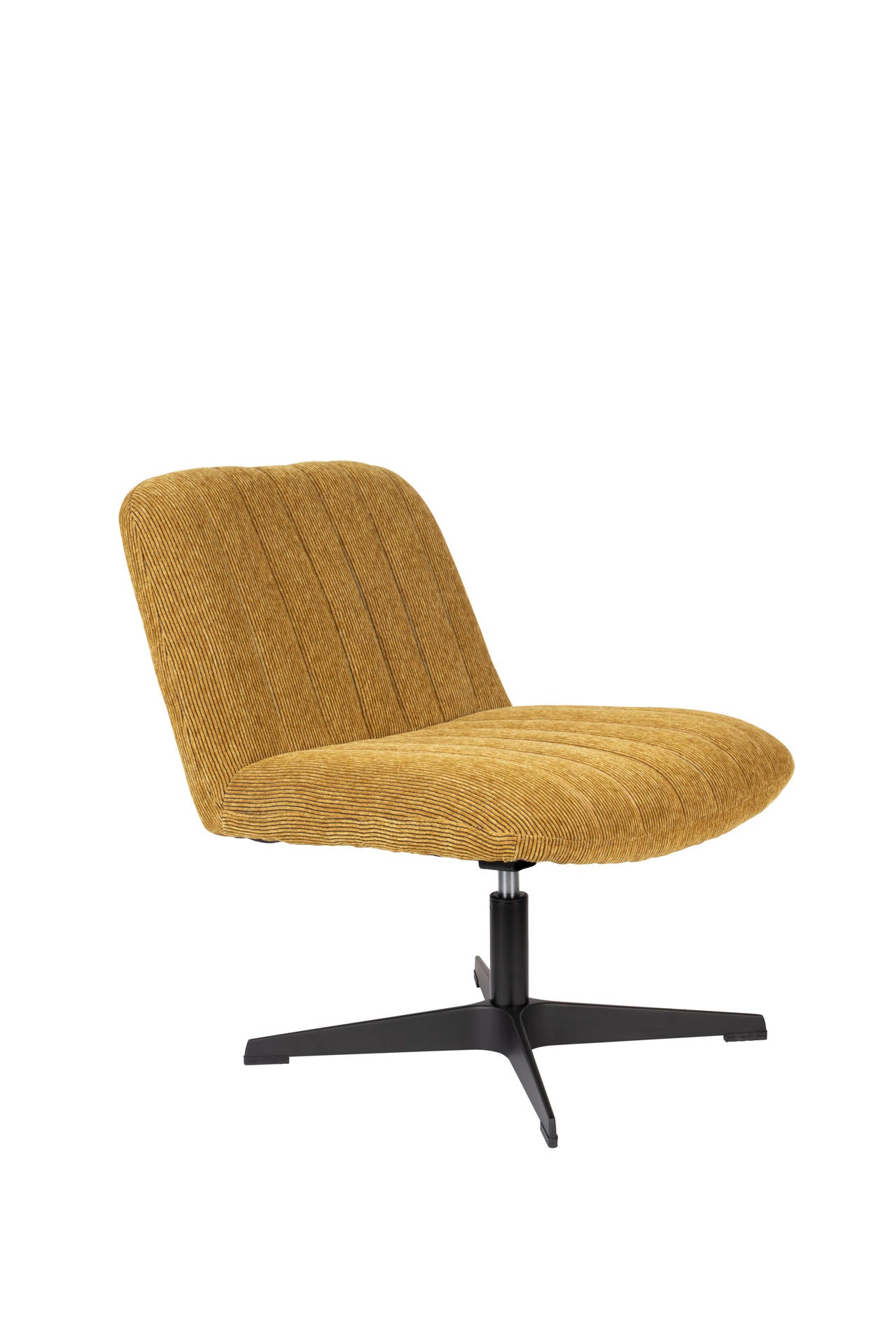 Nancy's Accokeek Lounge Chair - Industriel - Jaune - Polyester, Contreplaqué, Acier - 71 cm x 65 cm x 72,5 cm