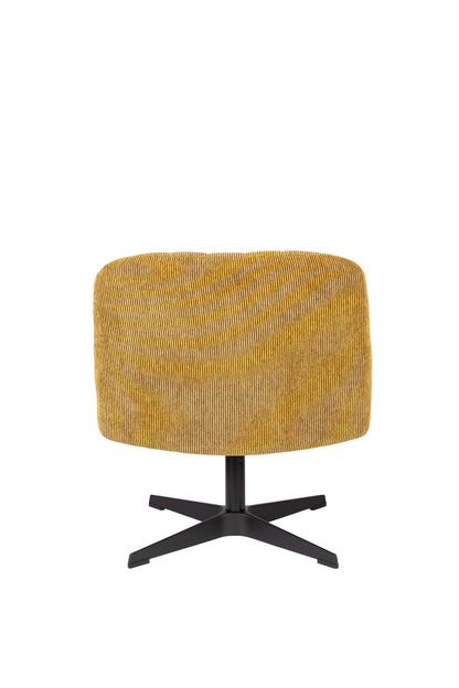 Nancy's Accokeek Lounge Chair - Industriel - Jaune - Polyester, Contreplaqué, Acier - 71 cm x 65 cm x 72,5 cm