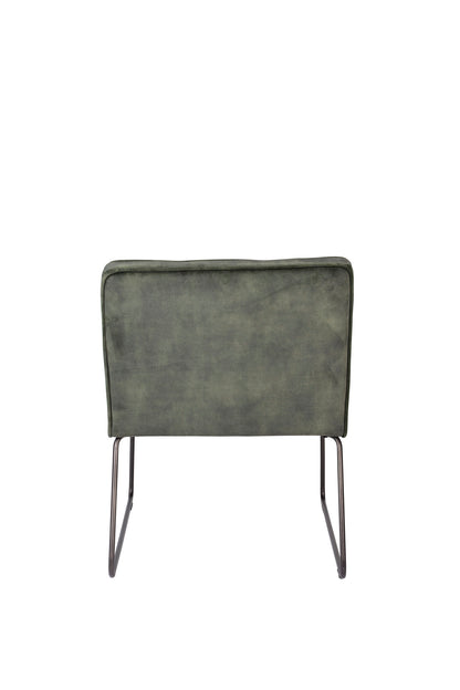 Nancy's Gold Canyon Lounge Chair - Industriel - Vert - Polyester, Contreplaqué, Métal - 69 cm x 55,5 cm x 75 cm