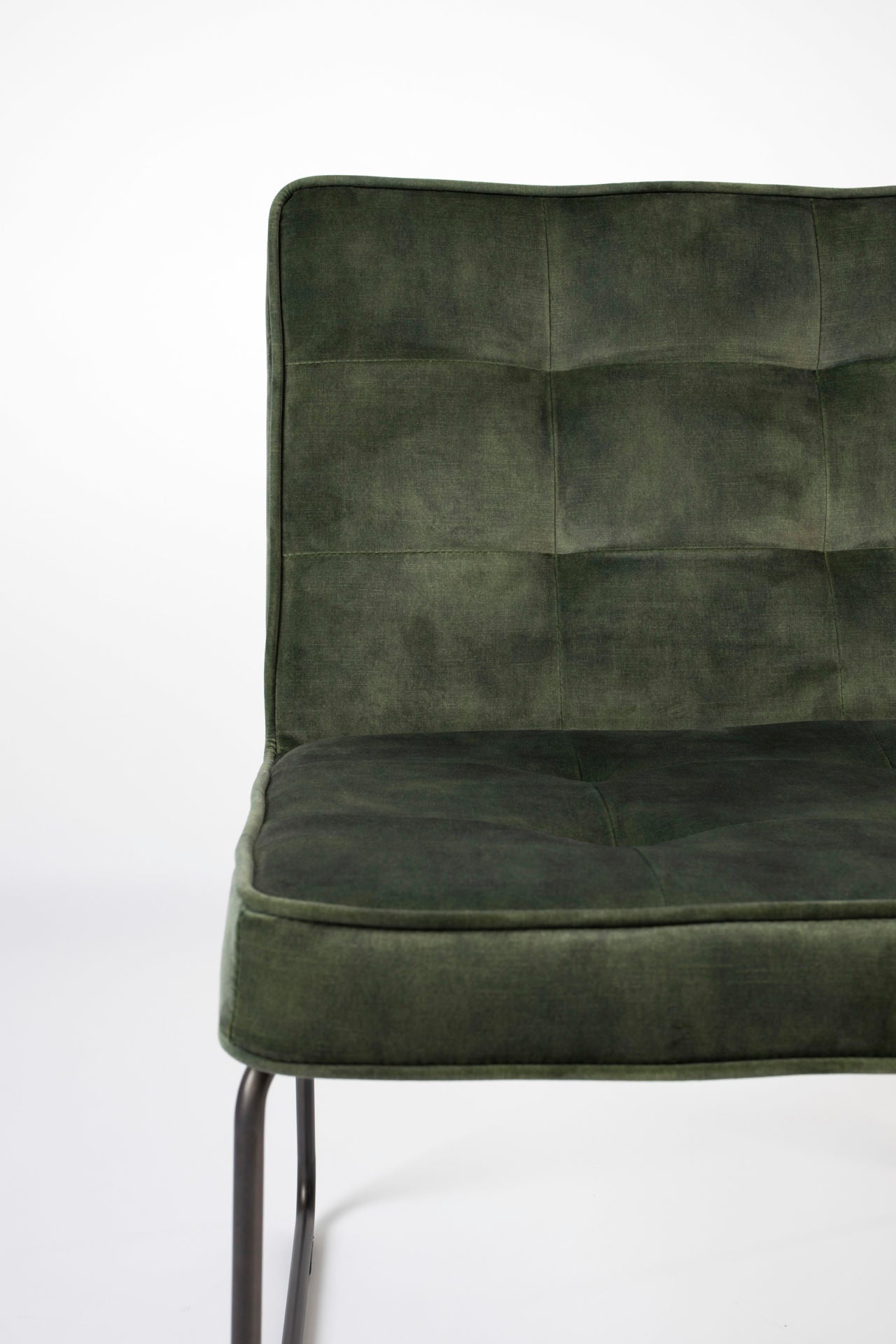 Nancy's Gold Canyon Lounge Chair - Industriel - Vert - Polyester, Contreplaqué, Métal - 69 cm x 55,5 cm x 75 cm