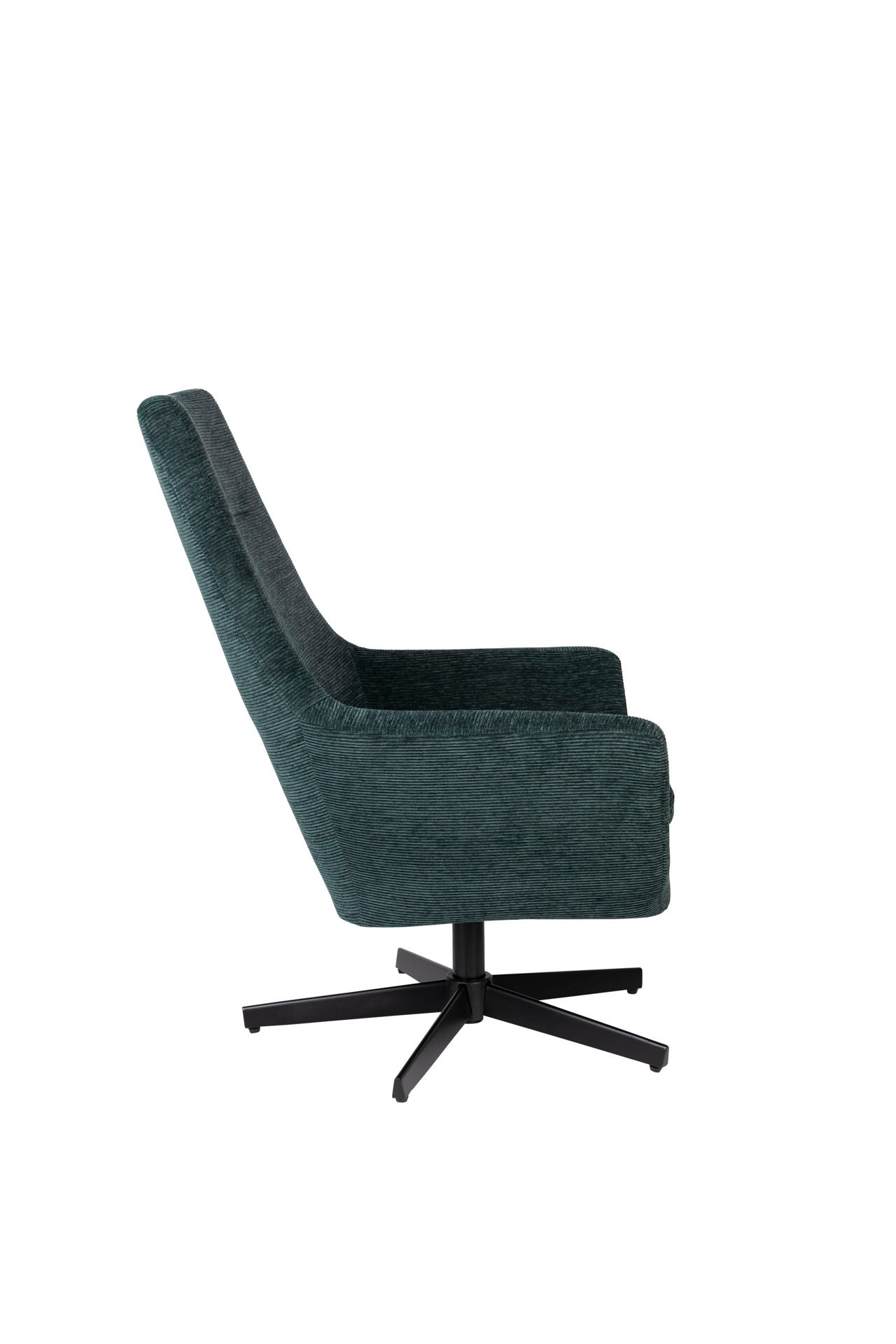 Nancy's Claiborne Lounge Chair - Industriel - Vert - Polyester, Contreplaqué, Fer - 79 cm x 76 cm x 98 cm