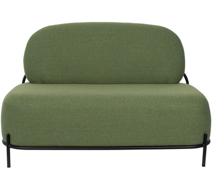 Nancy's Seven Hills Lounge Chair - Industrieel - Groen - Polyester, Multiplex, IJzer - 71,5 cm x 125 cm x 77 cm