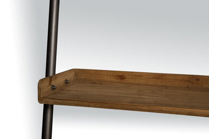 Nancy's Trinity Plank - Industrial - Brown - Iron, Wood - 45 cm x 86 cm x 200 cm