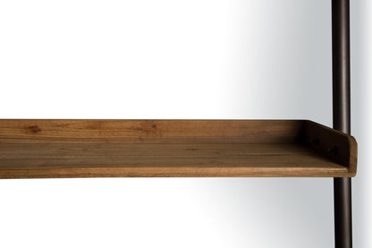 Nancy's Trinity Plank - Industrieel - Bruin- IJzer, Hout - 45 cm x 86 cm x 200 cm