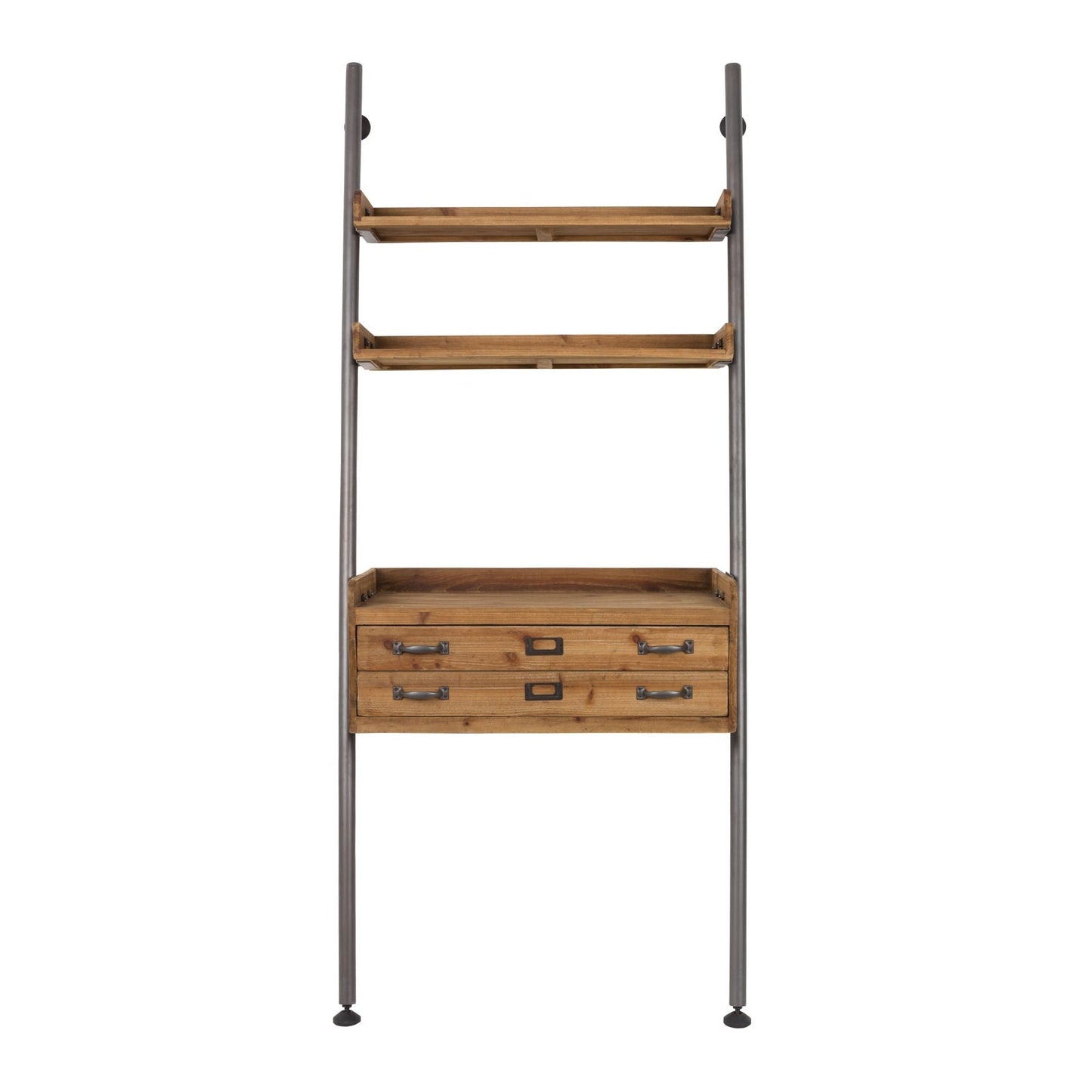 Nancy's Mack Plank - Industrieel - Bruin - IJzer, Hout, Metaal - 40 cm x 78 cm x 180 cm