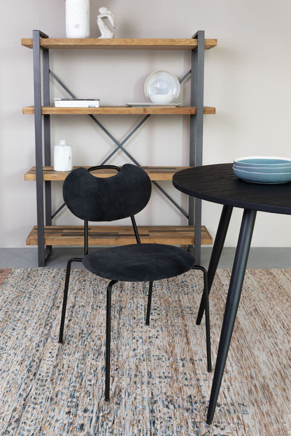 Nancy's Magalia Plank - Industrieel - Bruin, Grijs, Naturel - IJzer, Hout, Mdf - 39 cm x 120 cm x 149 cm