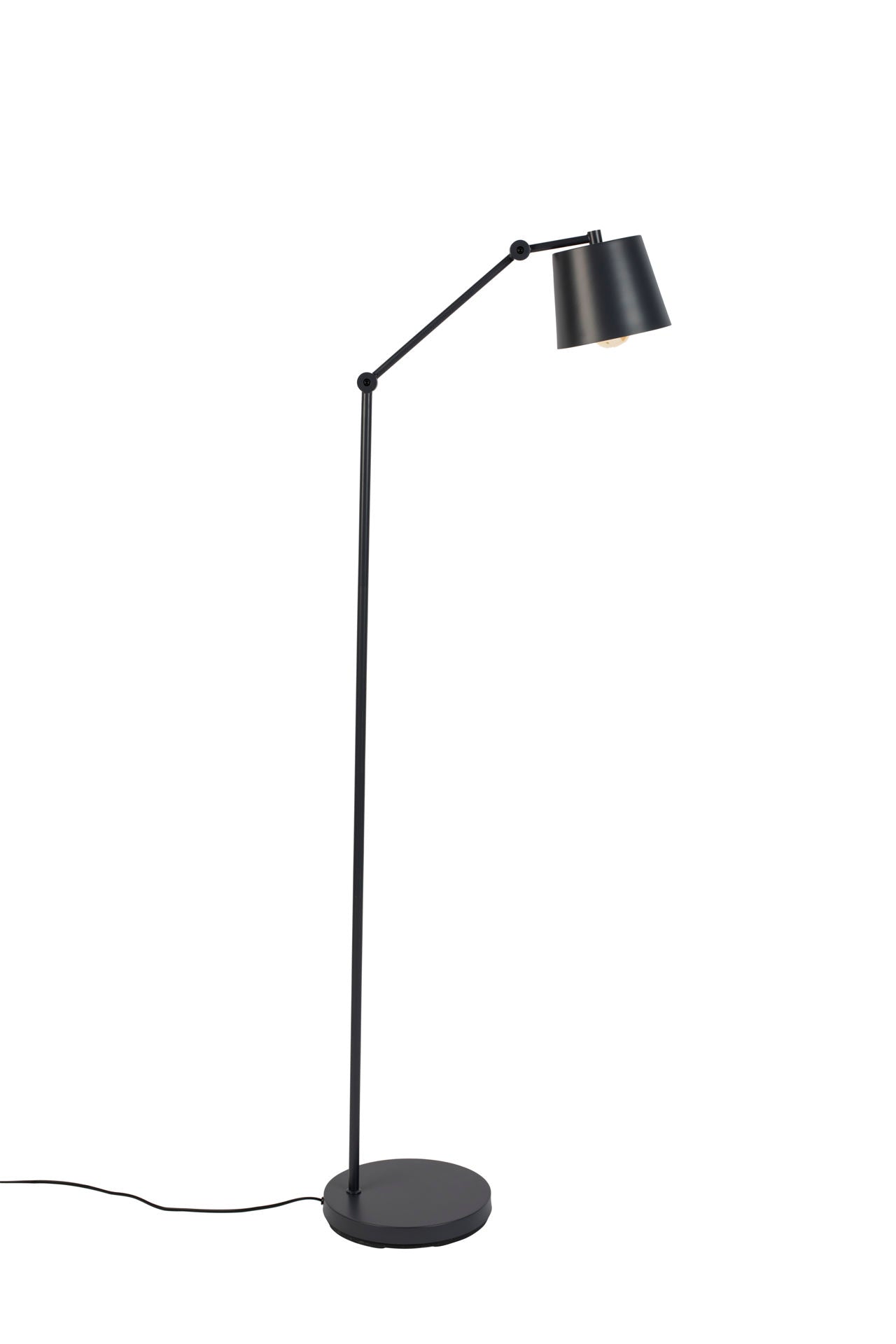 Nancy's River Edge Vloerlamp - Modern - Zwart - IJzer, Pvc - 55 cm x 25 cm x 124 cm