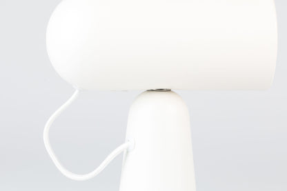 Nancy's Fort Bliss Desk Lamp - Modern - White - Iron - 18.5 cm x 8.5 cm x 26.5 cm
