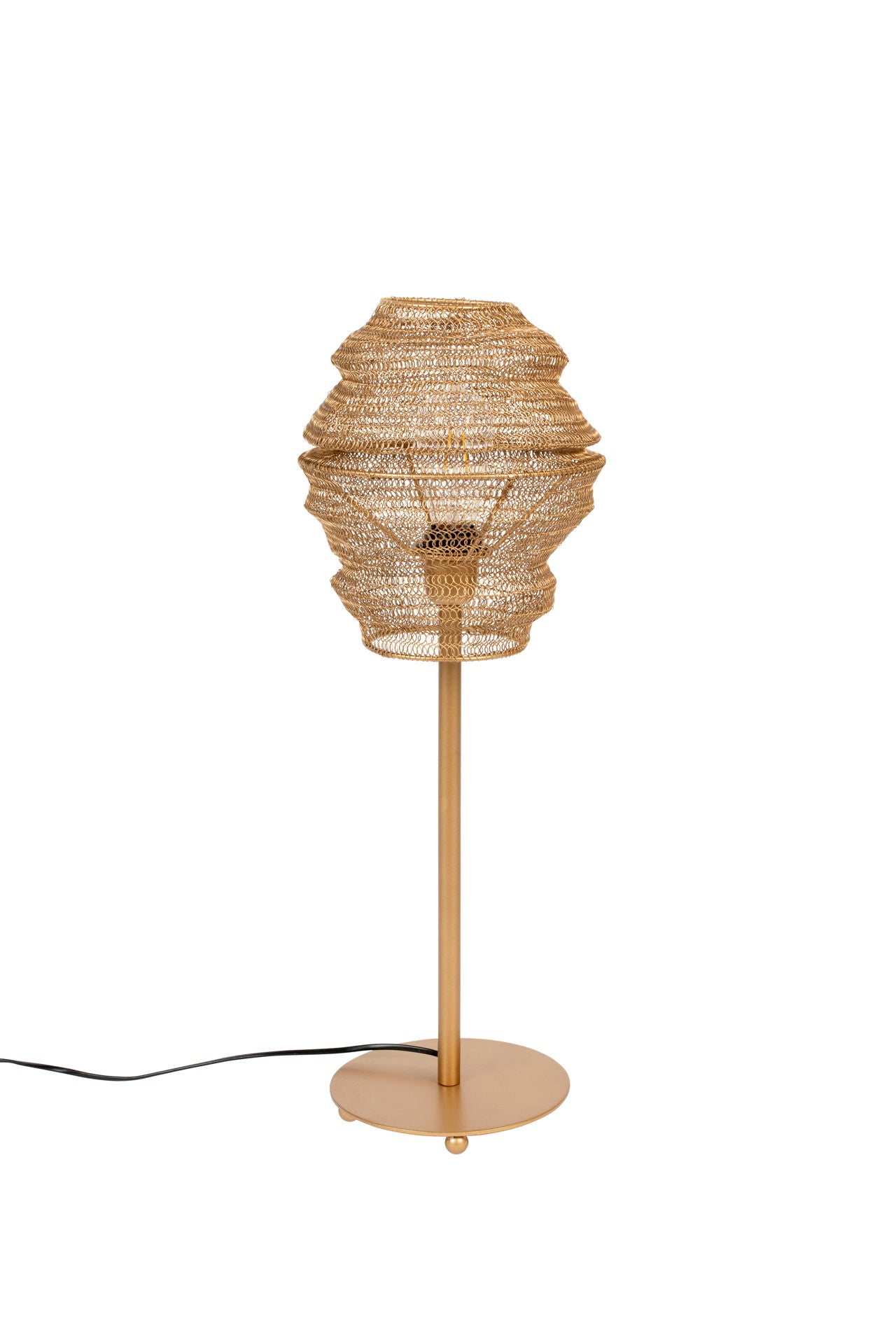 Nancy's Signal Hill Table Lamp - Modern - Brass - Ironing - 27 cm x 27 cm x 69 cm