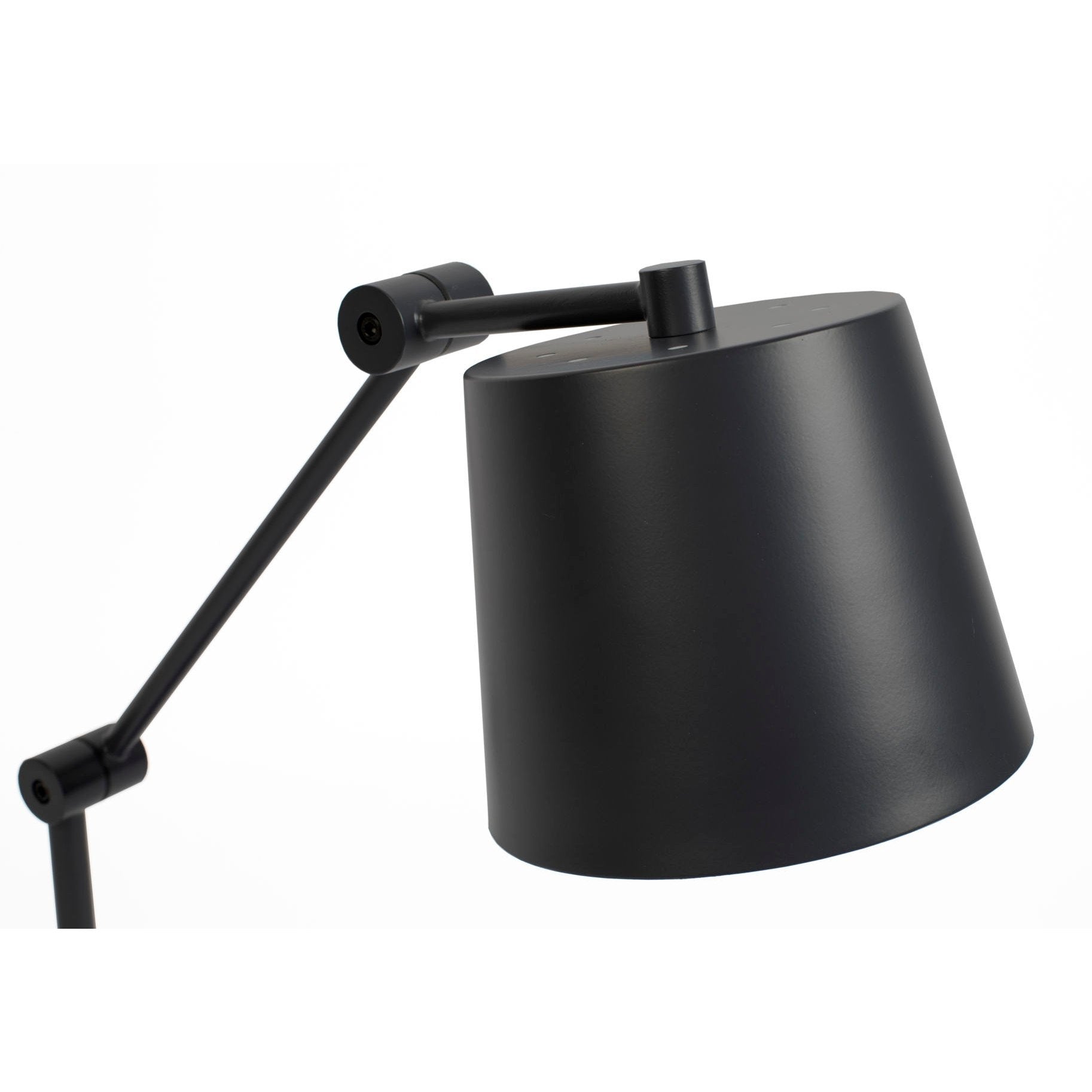 Nancy's Scottsburg Bureaulamp - Modern - Zwart - IJzer, Pvc - 28,5 cm x 20 cm x 60 cm