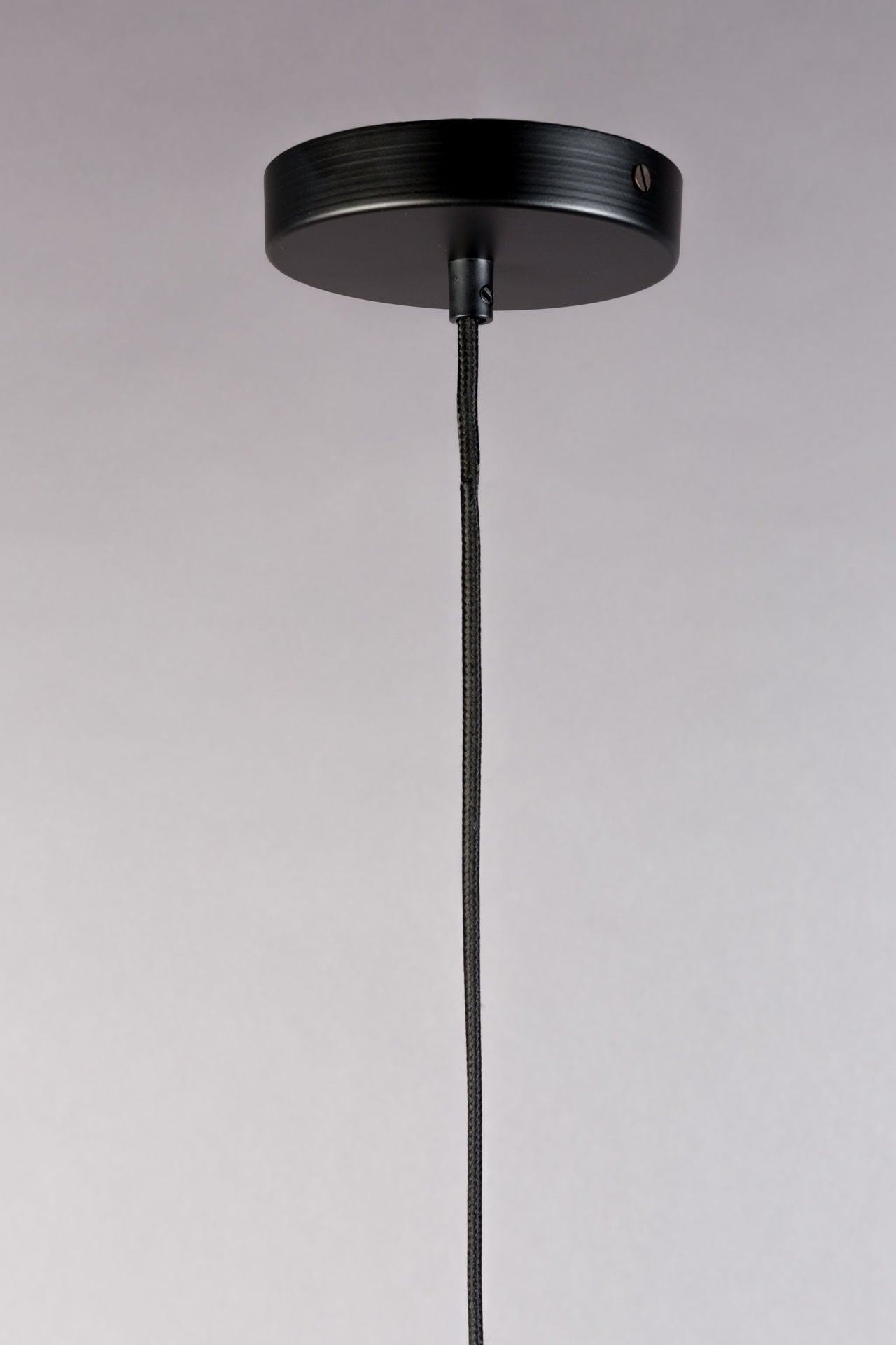 Nancy's Schiller Park Hanging Lamp - Modern - Anthracite, Silver - Glass, Zinc, Iron - 26 cm x 26 cm x 178.5 cm