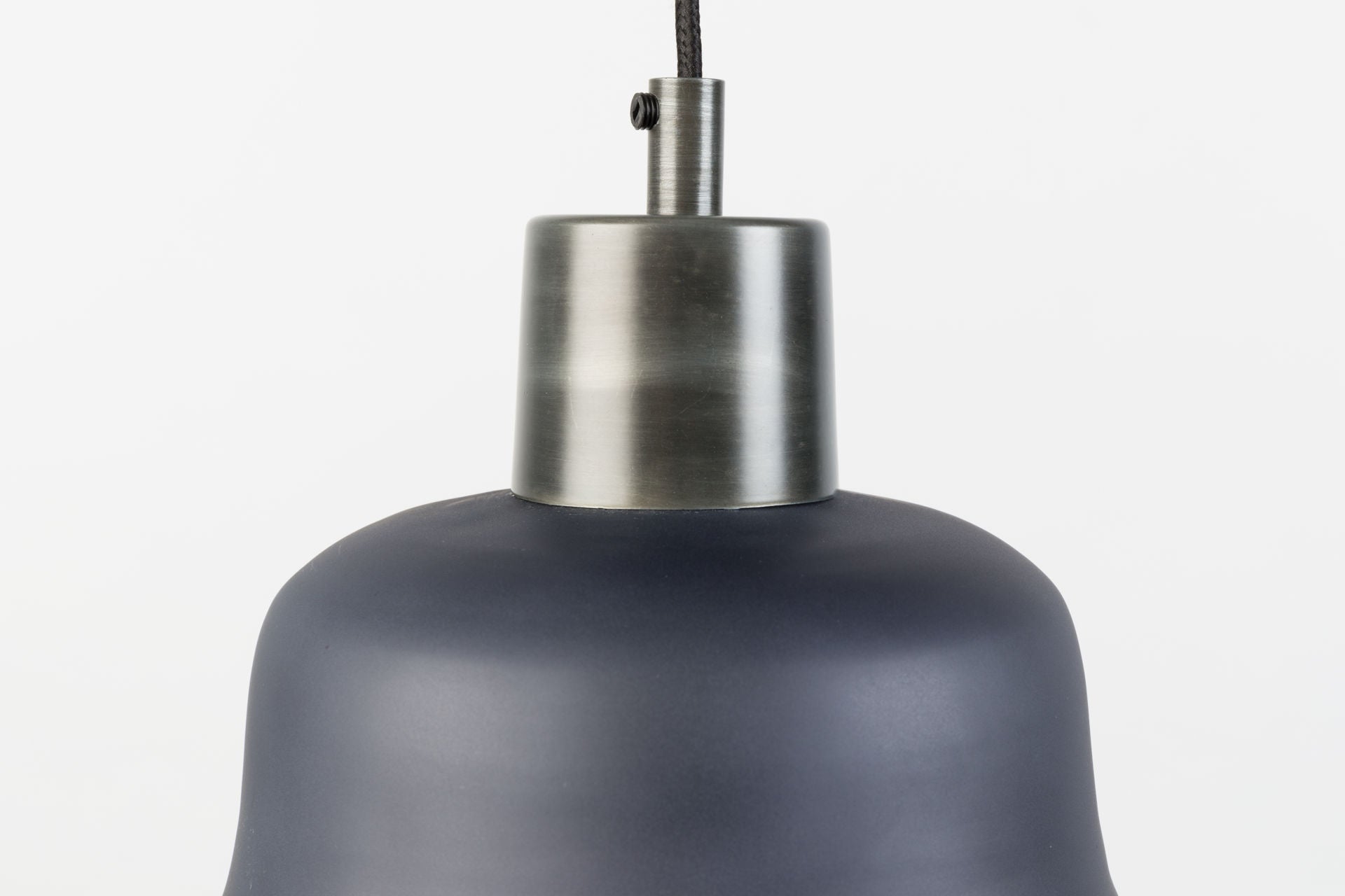 Nancy's Schiller Park Hanglamp - Hangverlichting - Grijs - Glas