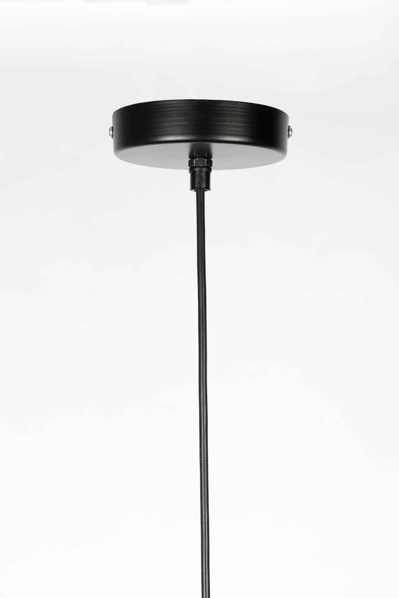 Nancy's Los Alamitos Hanging Lamp - Modern - Black - Iron, Pvc - 37 cm x 37 cm x 155 cm