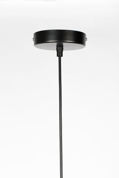 Lampe suspendue Minooka de Nancy - Moderne - Noir - Fer, Pvc - 48 cm x 48 cm x 158 cm