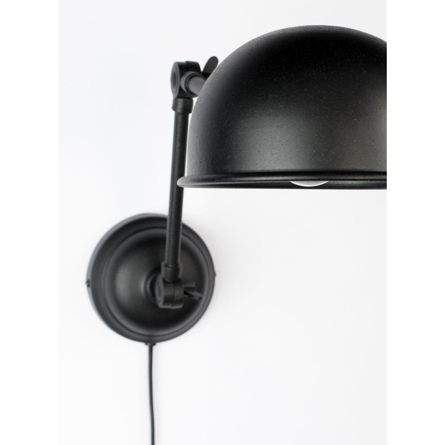 Nancy's Essex Junction Wall Lamp - Modern - Black - Iron, Brass, PVC - 64 cm x 15 cm x 18 cm