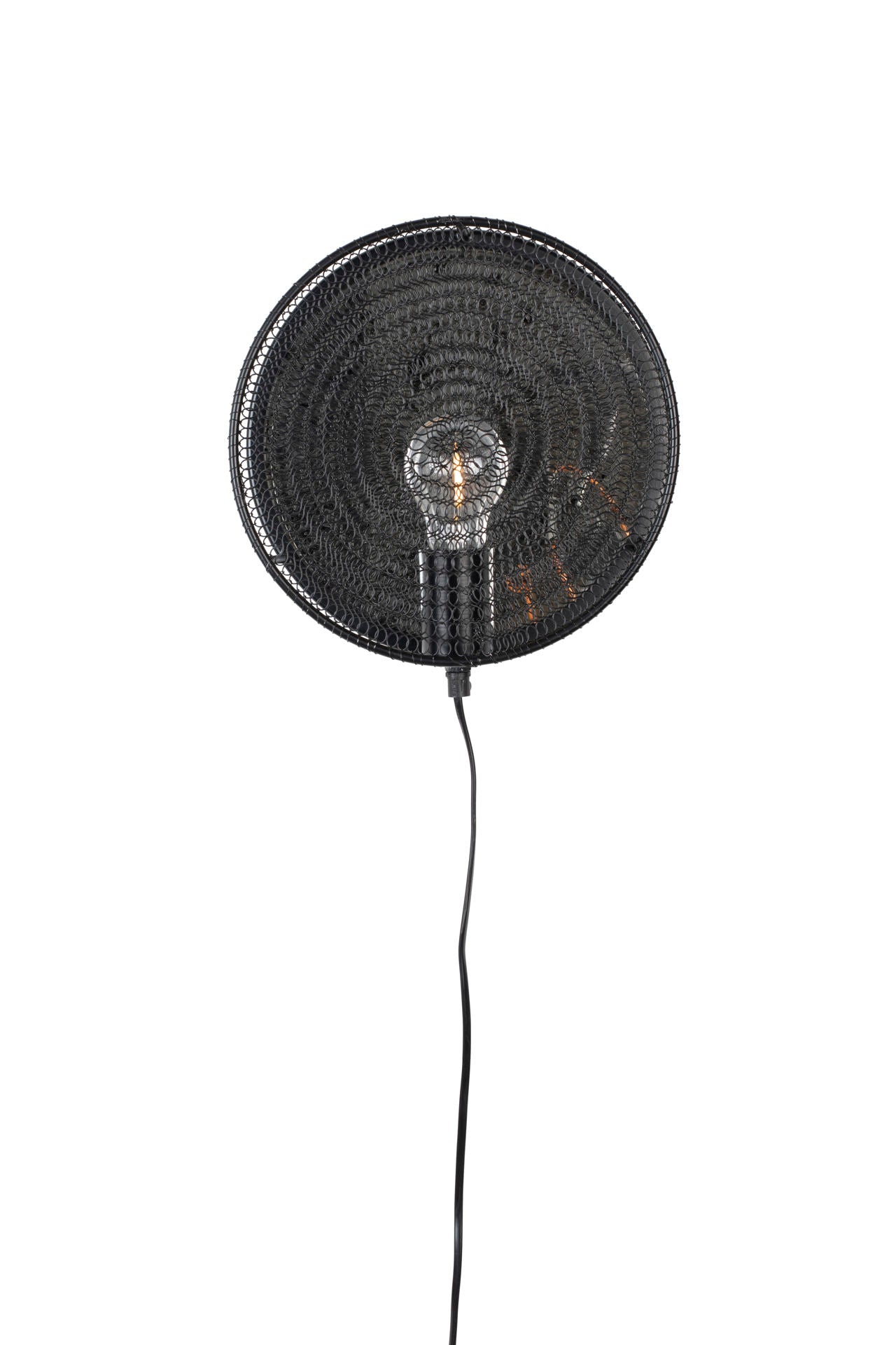 Nancy's Forest Wall Lamp - Modern - Black - Iron, Glass, Brass - 25.5 cm x 25.5 cm x 11 cm