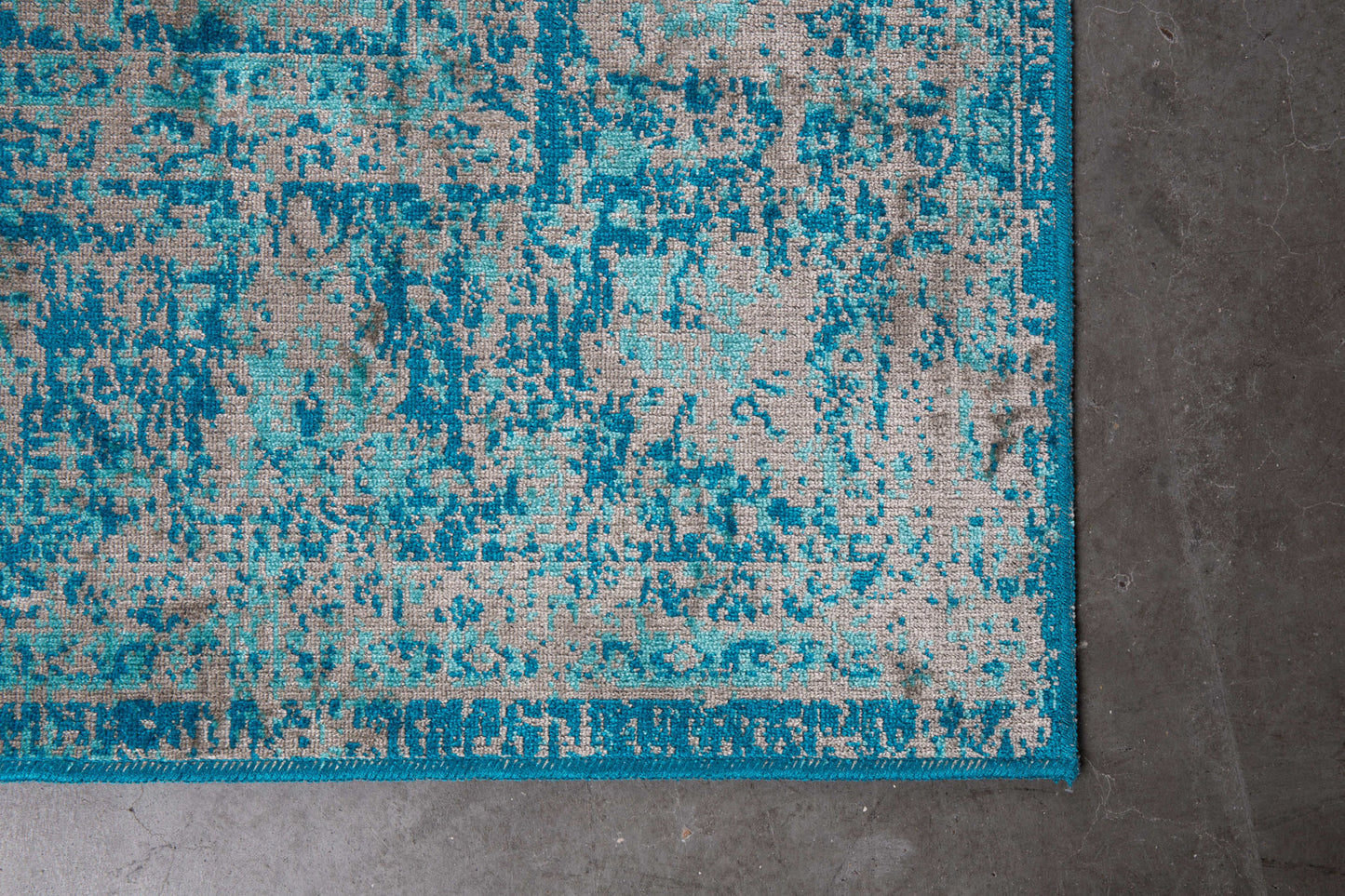 Nancy's Little Ferry Carpet - Classic - Blue - Viscose, Polyester, Rubber - 160 cm x 230 cm x cm