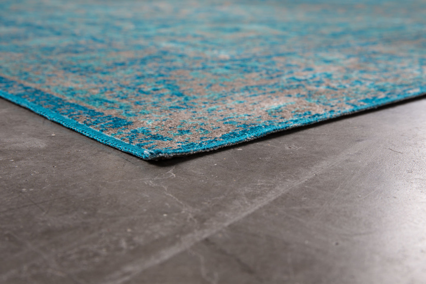 Nancy's Little Ferry Carpet - Classic - Blue - Viscose, Polyester, Rubber - 160 cm x 230 cm x cm