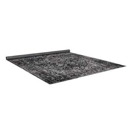 Tapis Nancy's Aguadilla - Classique - Noir - Viscose, Polyester, Caoutchouc - 160 cm x 230 cm x cm