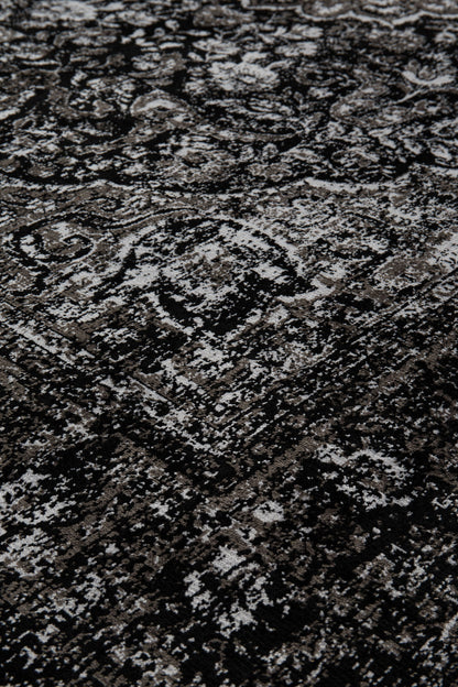 Nancy's Aguadilla Carpet - Classic - Black - Viscose, Polyester, Rubber - 160 cm x 230 cm x cm