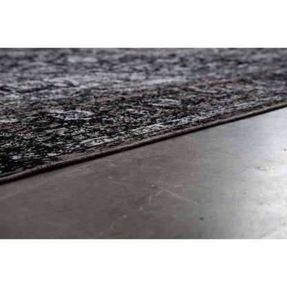 Tapis Nancy's Aguadilla - Classique - Noir - Viscose, Polyester, Caoutchouc - 160 cm x 230 cm x cm