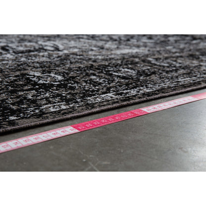 Tapis Nancy's Aguadilla - Classique - Noir - Viscose, Polyester, Caoutchouc - 160 cm x 230 cm x cm