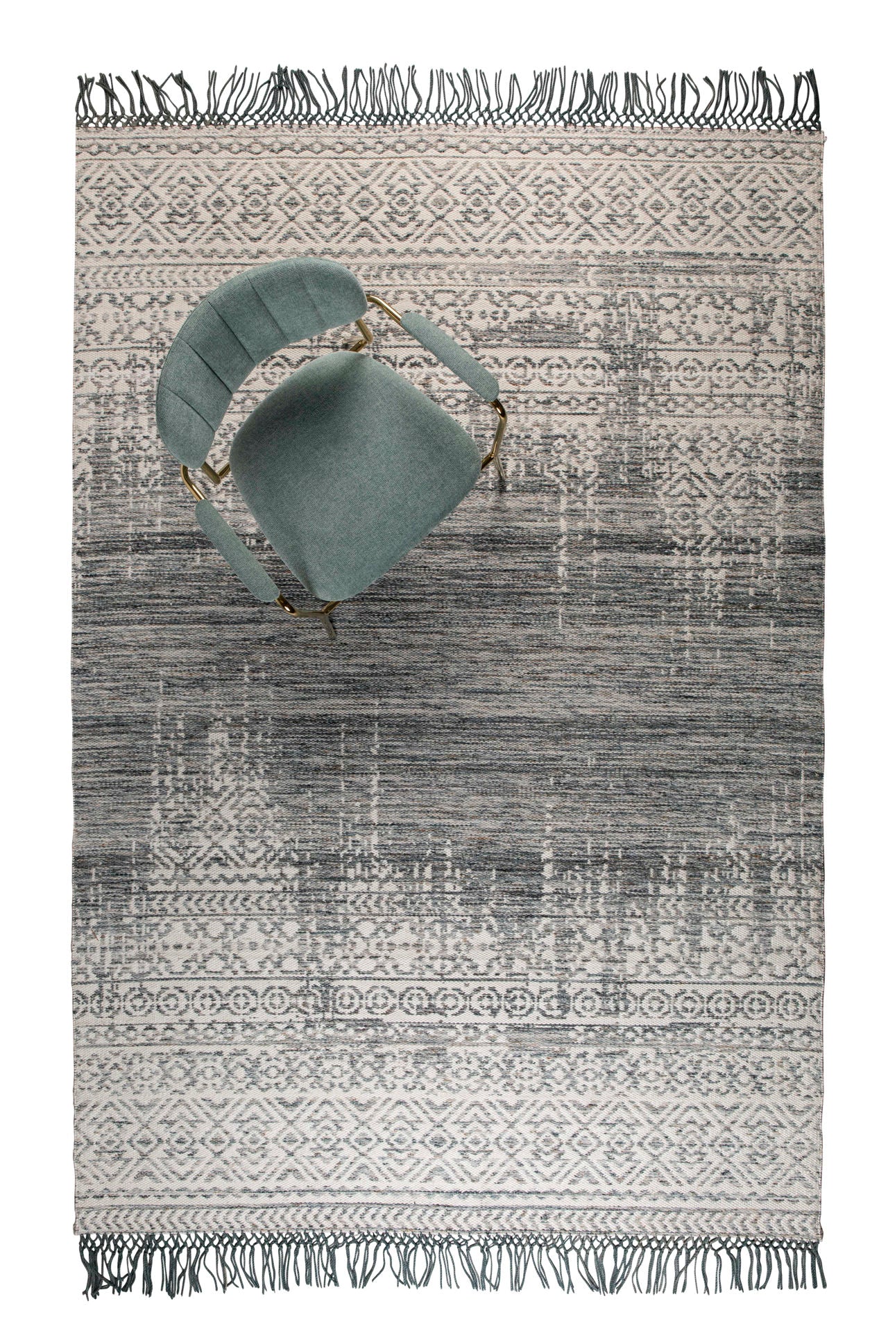 Nancy's Raceland Carpet - Classic - Blue - Wool, Polyester, Cotton - 200 cm x 300 cm x cm