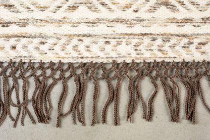 Nancy's Sweet Home Carpet - Classic - Taupe - Wol, Polyester, Katoen - 170 cm x 240 cm x cm