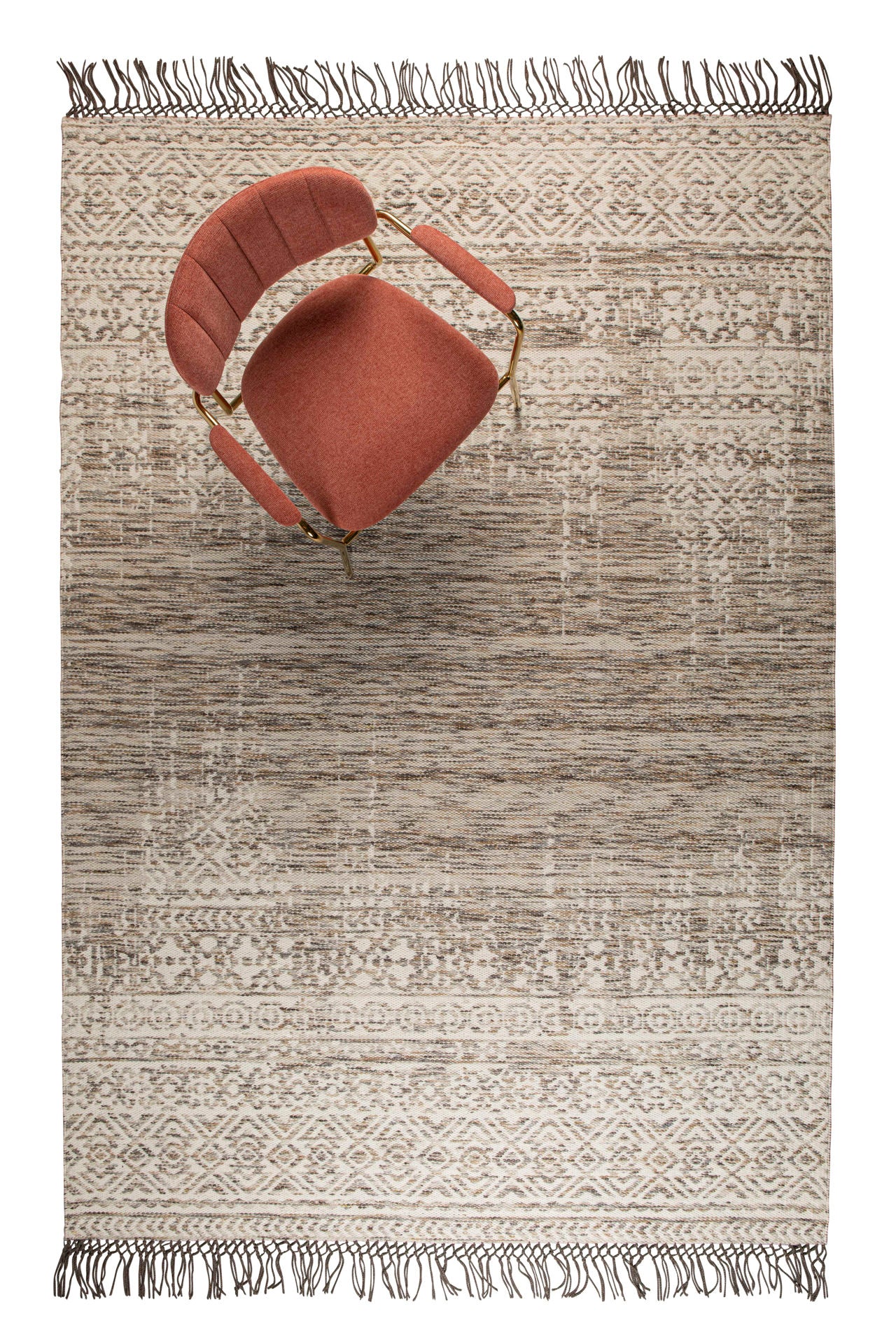 Nancy's DeForest Carpet - Classic - Taupe - Wool, Polyester, Cotton - 200 cm x 300 cm x cm