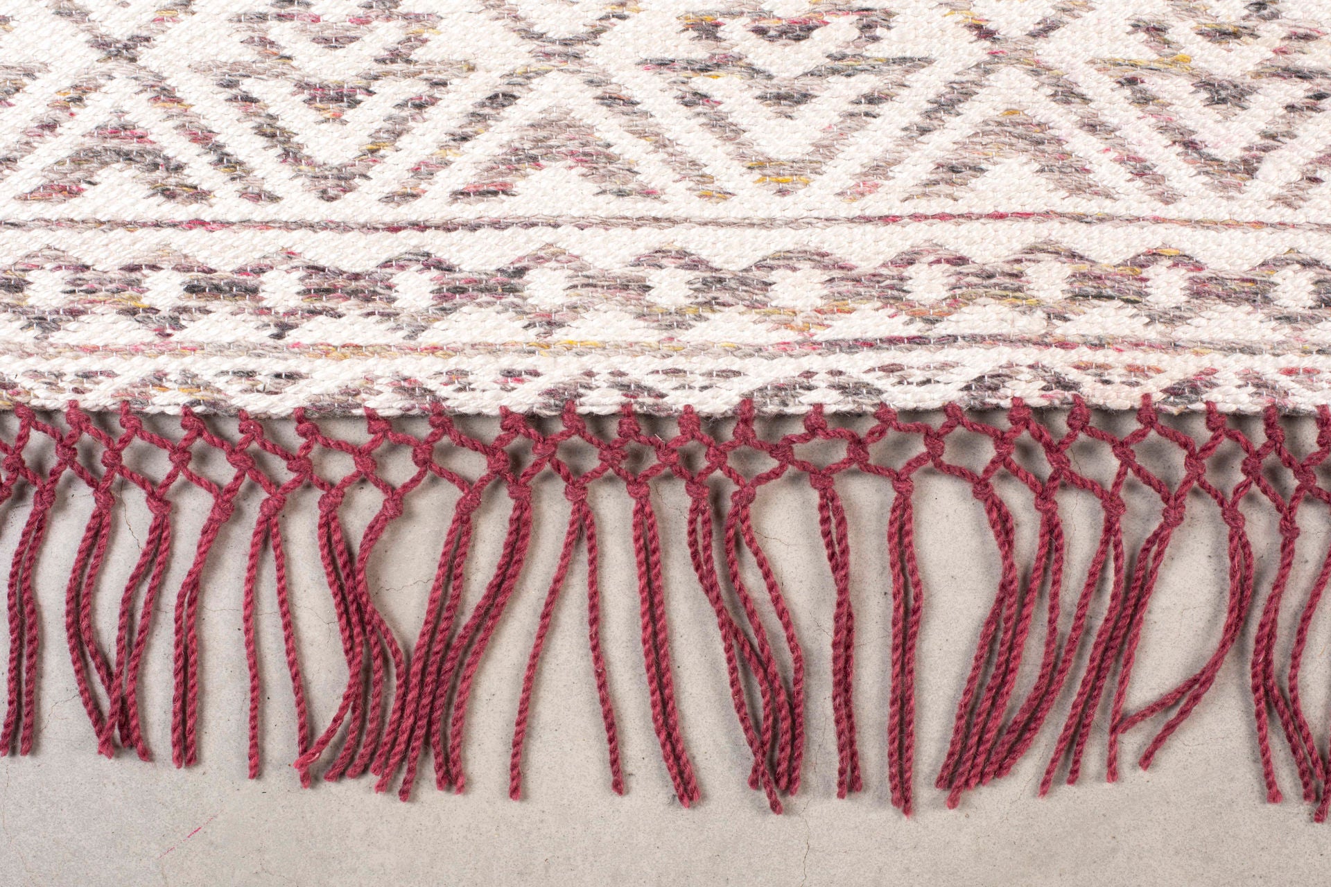 Tapis Nancy's Avon Park - Classique - Prune - Laine, Polyester, Coton - 170 cm x 240 cm x cm