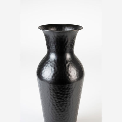 Vase Nancy's Richmond Heights - Antique - Noir - Acier - 16 cm x 16 cm x 40 cm