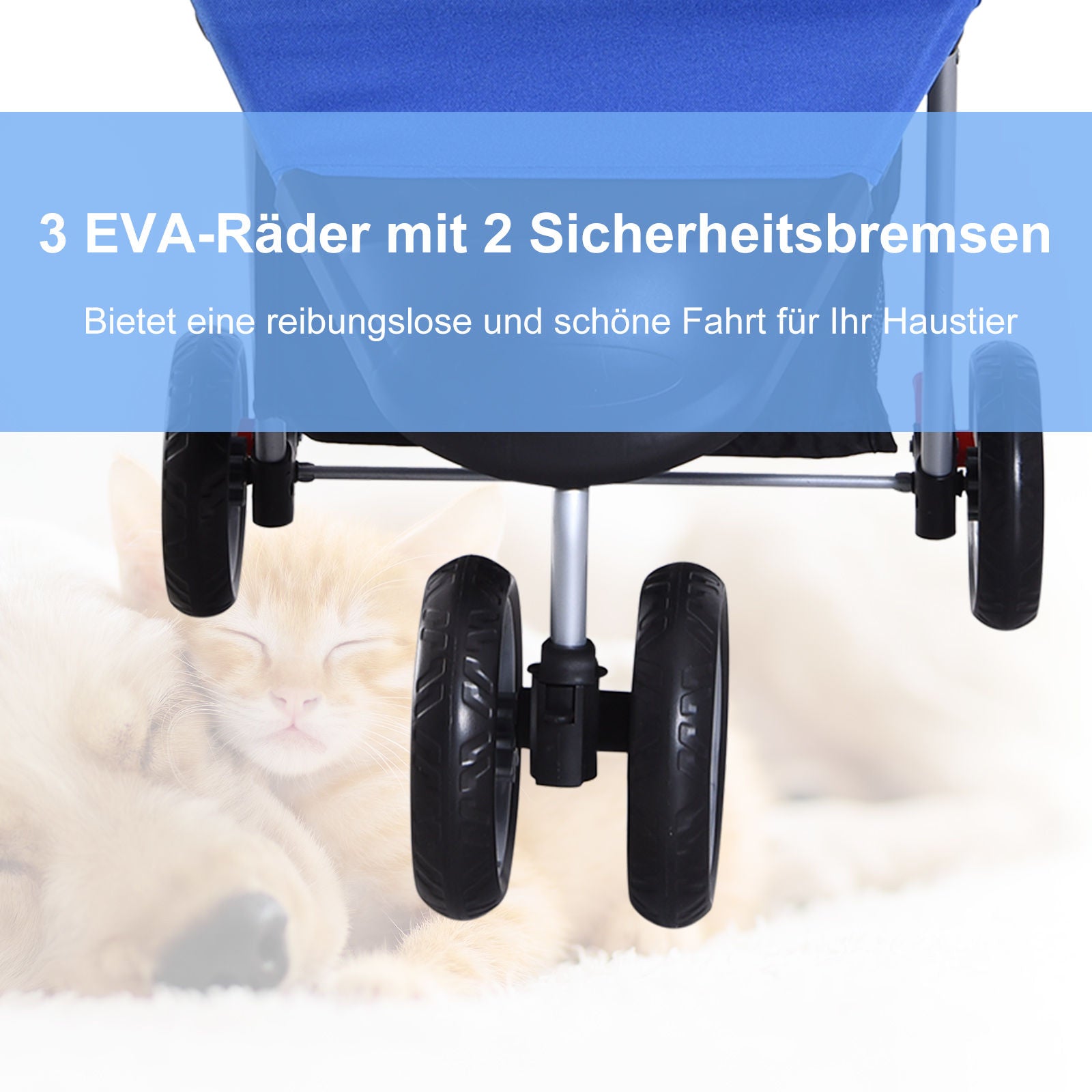 Nancy's The Chair Honden buggy honden katten veelkleurig blauw