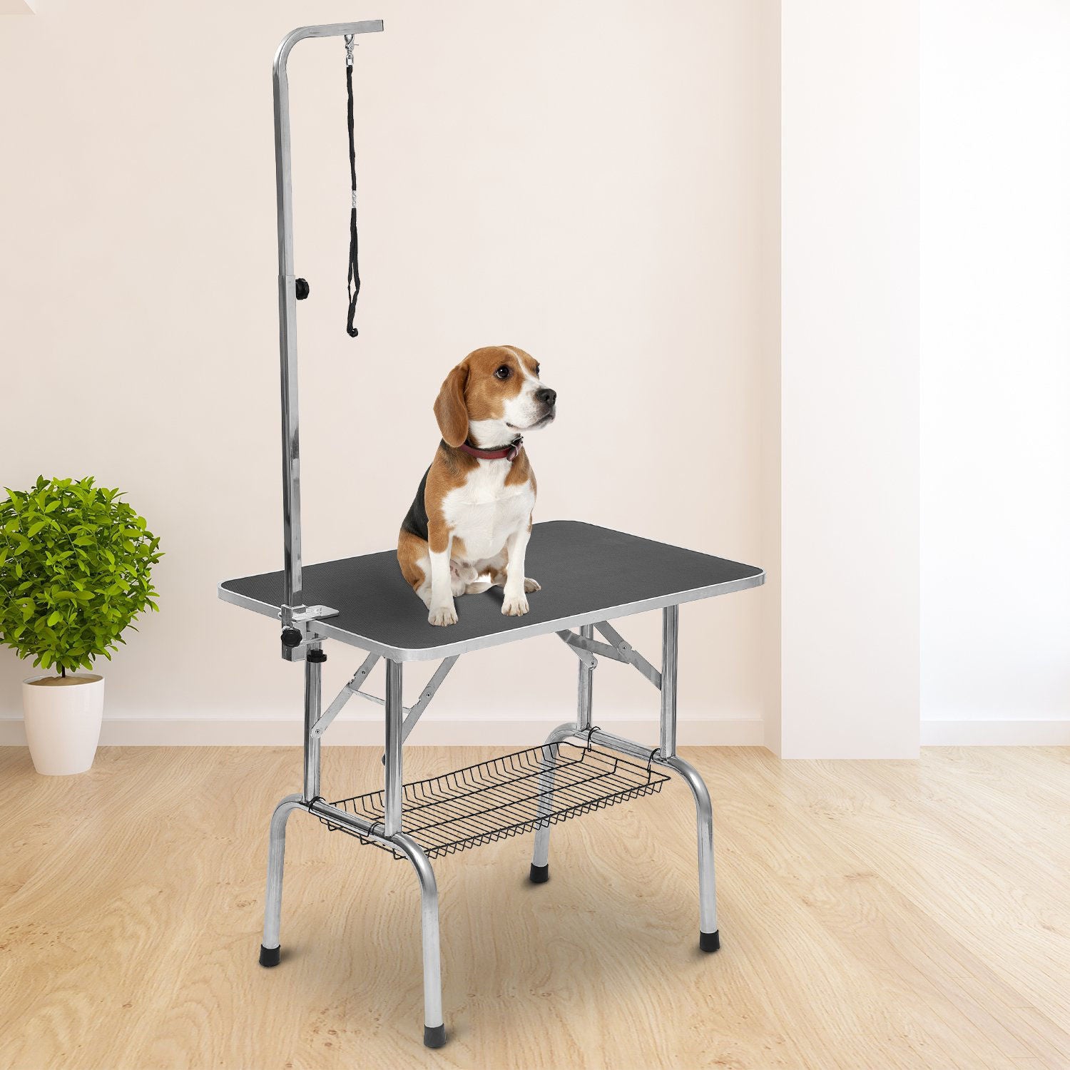 Nancy's The Hill Grooming table, Shaving table, Dog grooming table foldable height adjustable Stainless steel