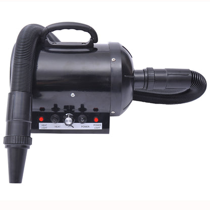 Nancy's The House Professional Dog Dryer, Professional Dog Hair Dryer, Pet Hair Dryer Whispering 2800W Metal Black