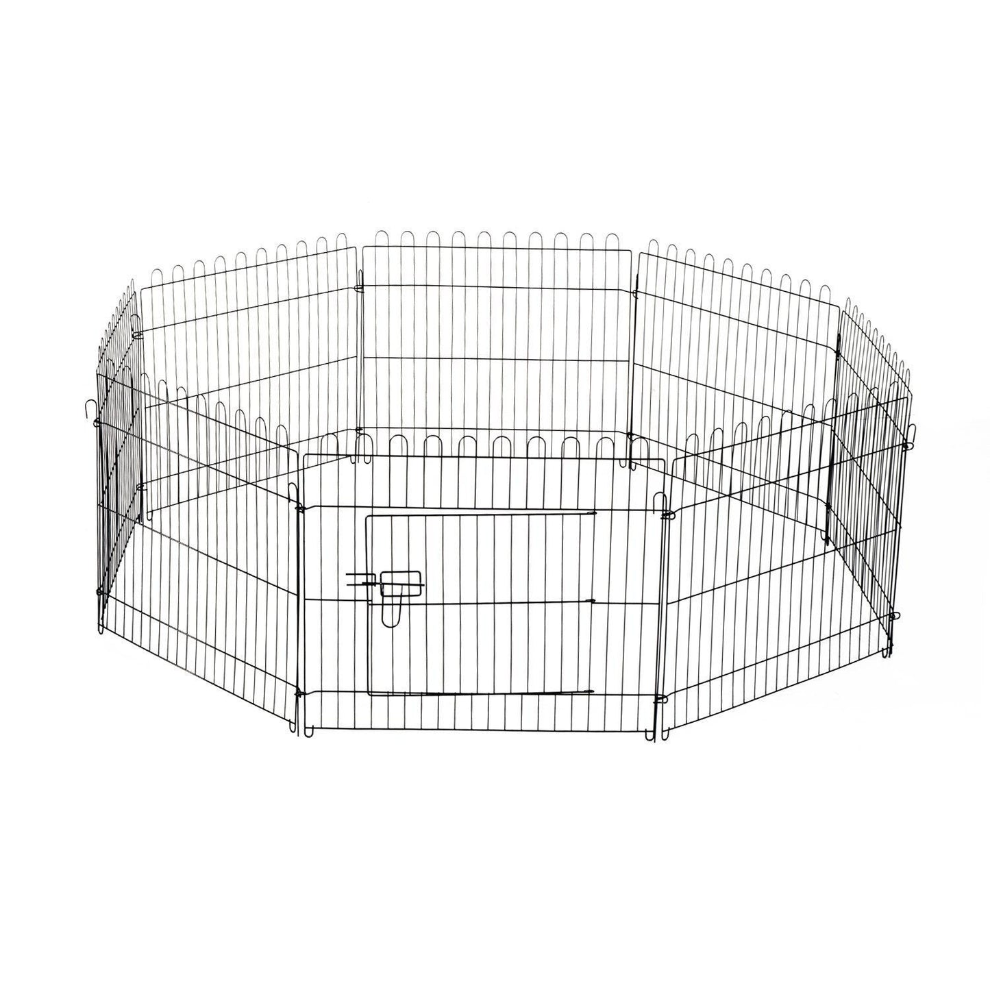 Nancy's The Rock Puppy Grid Buitenverblijf Konijnen Konijnen - Zwart - Staal - cm x 27,95 cm x 24,02 cm