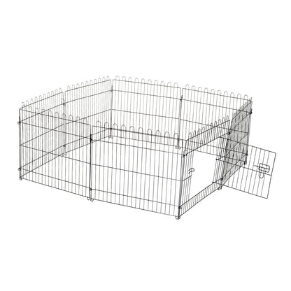 Nancy's The Rock Puppy Grid Buitenverblijf Konijnen Konijnen - Zwart - Staal - cm x 27,95 cm x 24,02 cm